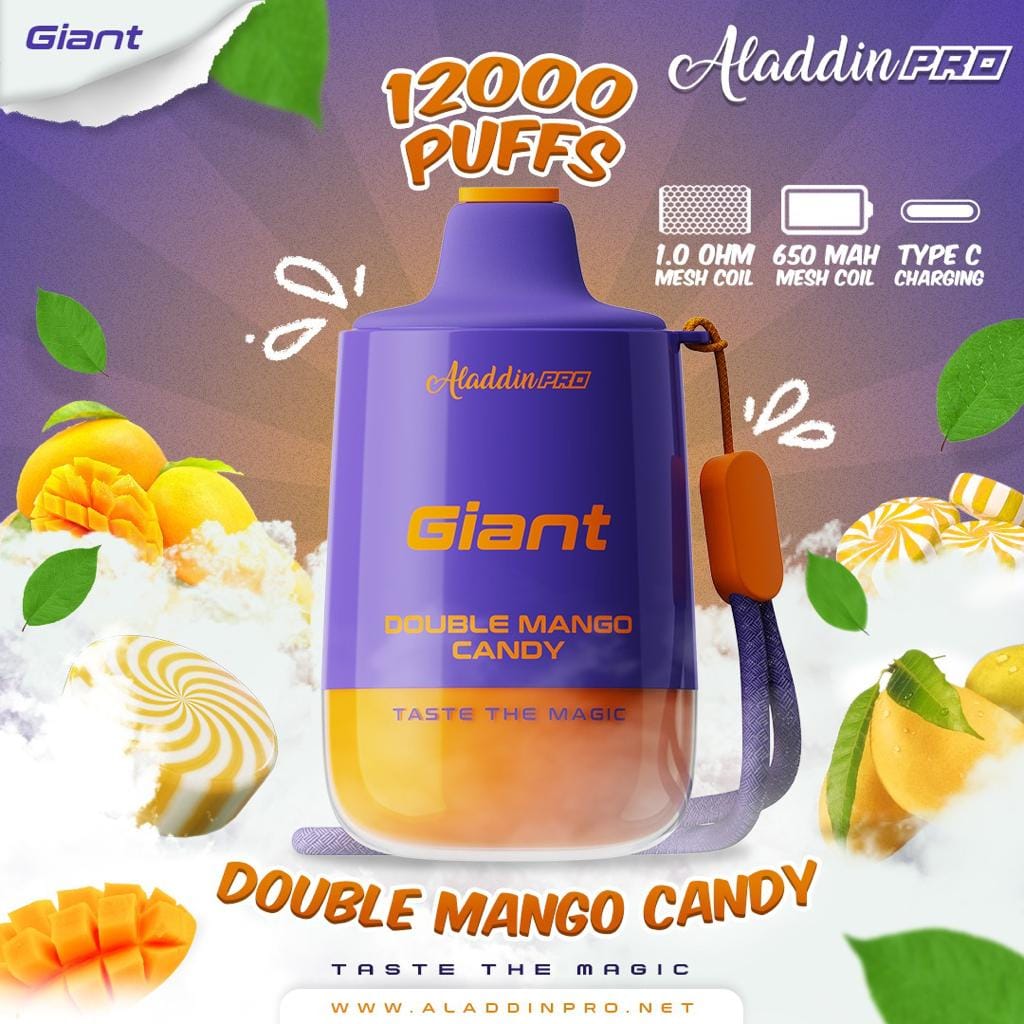 ALADDIN PRO GIANT 12,000 PUFF DISPOSABLE
