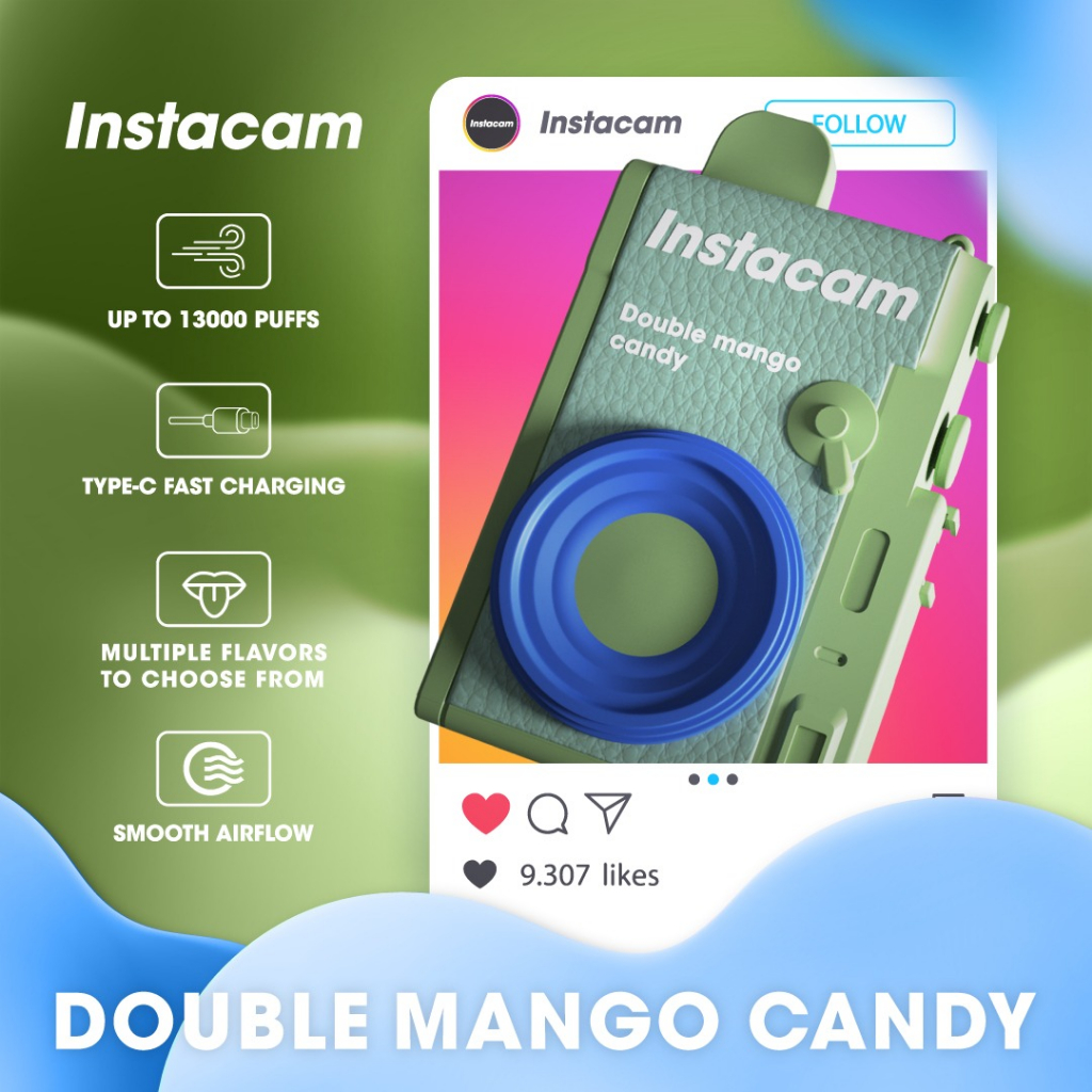 INSTACAM 13000 PUFF DISPOSABLE