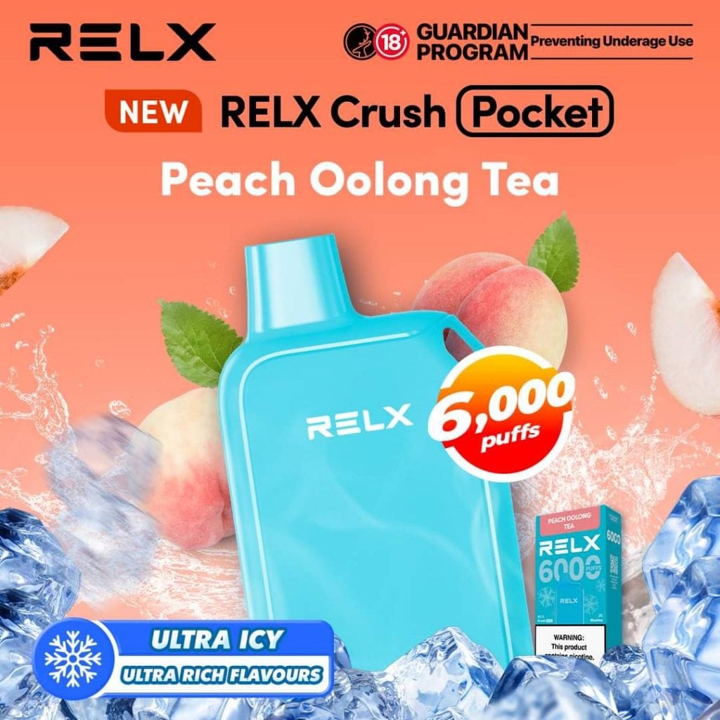 RELX CRUSH POCKET 6000 PUFF DISPOSABLE