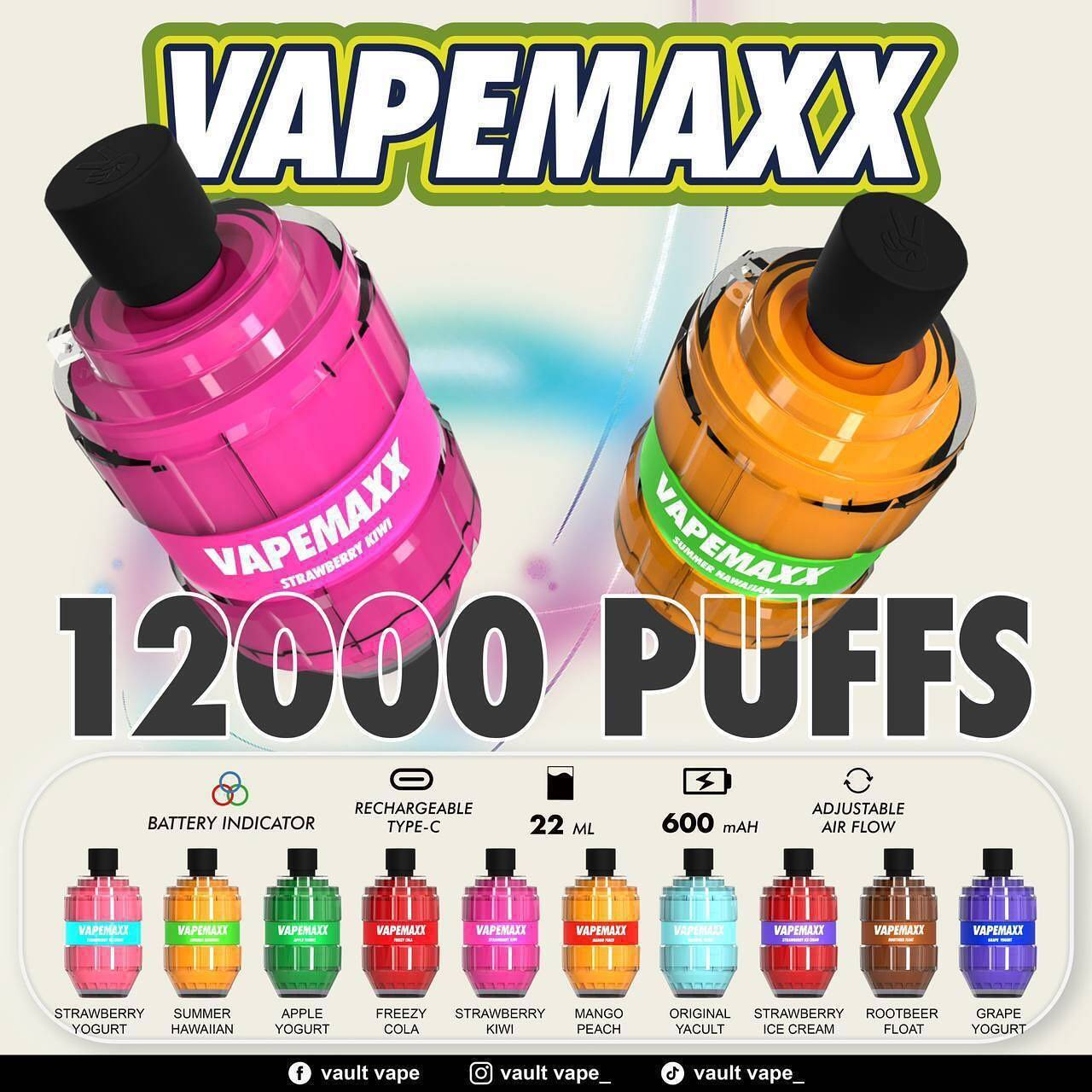 VAPEMAXX 12000 Puff