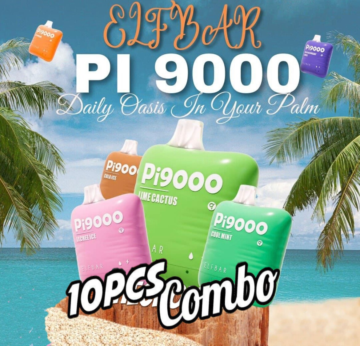 ELFBAR Pi 9000 Puff 10 PCS Bundle