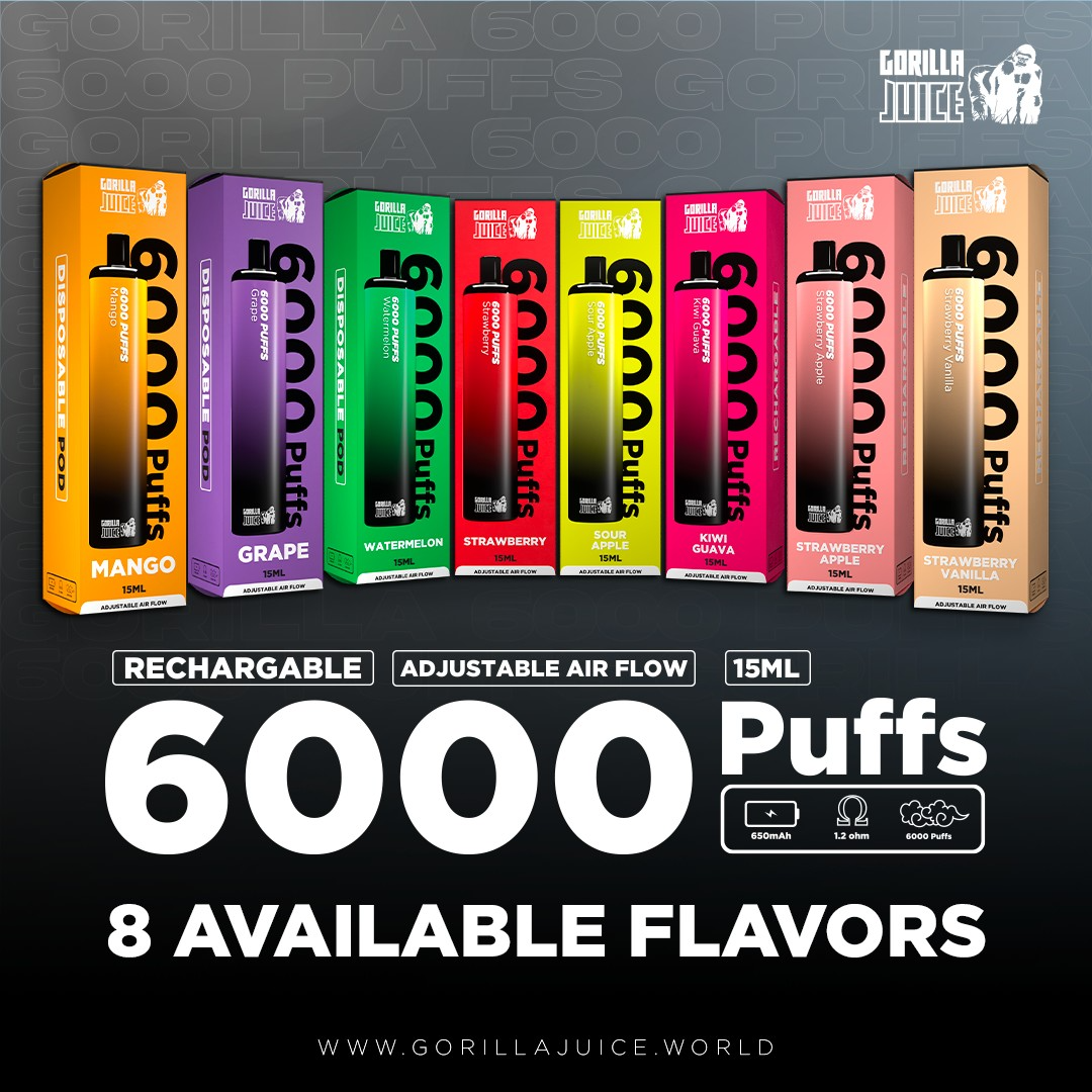 Gorilla 6000 Puff