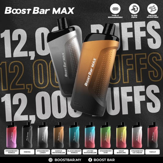 BOOST BAR MAX 12000 Puff