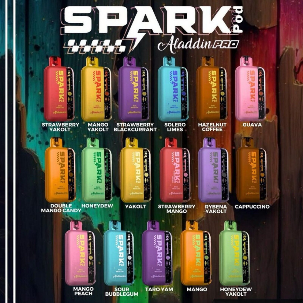 ALADDIN PRO SPARK 16000 PUFF DISPOSABLE | SG Disposable | Vapesg ...