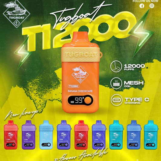 TUGBOAT 12000 PUFF DISPOSABLE