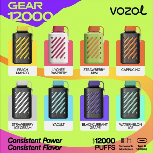 VOZOL GEAR 12000 PUFF DISPOSABLE