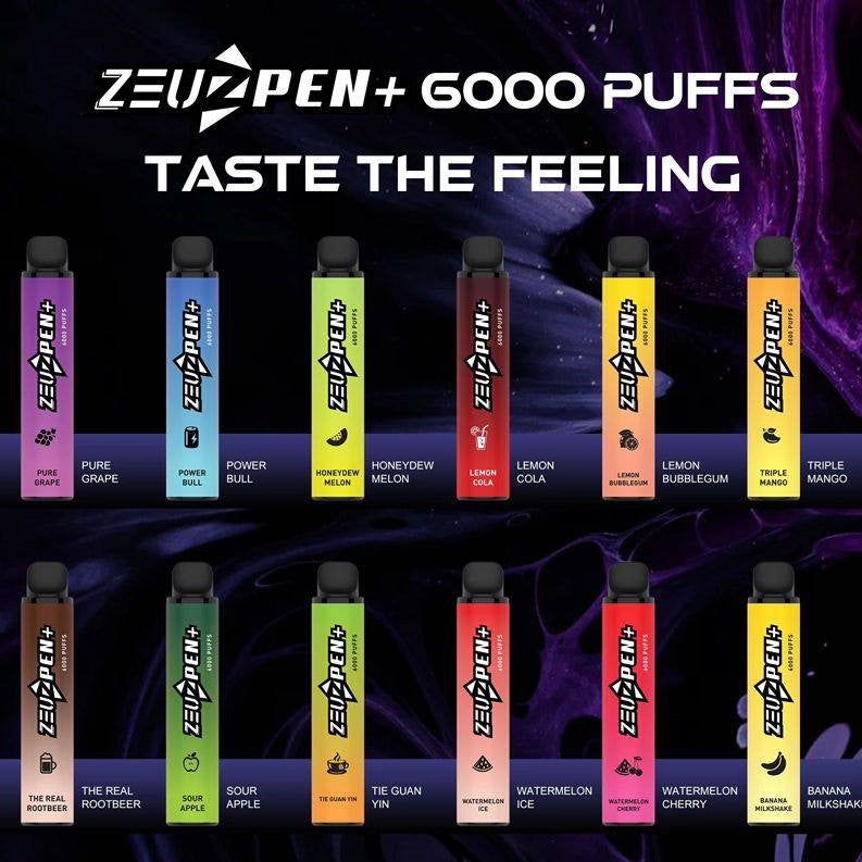 ZEUZ PEN PLUS 6000 PUFF DISPOSABLE