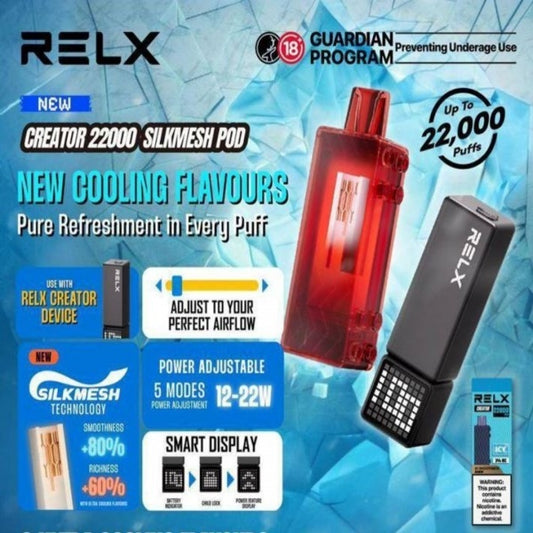 RELX CREATOR 22000 PUFF DISPOSABLE