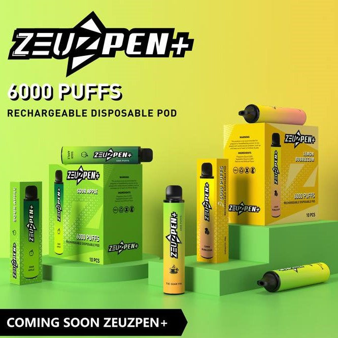 ZEUZ PEN PLUS 6000 PUFF DISPOSABLE