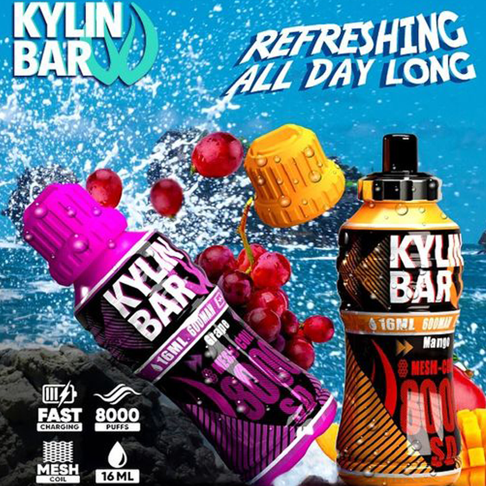 Kylin Bar 8000 Puff | VAPESG9 Kylin Bar 8000 Puff | VAPESG9