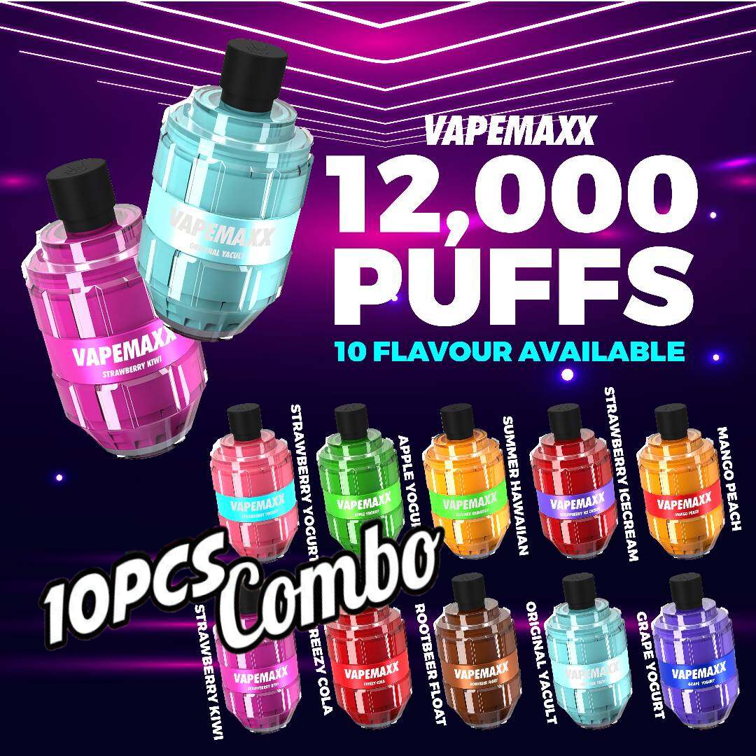 VAPEMAXX 12000 Puff 10 PCS Bundle | VAPESG9